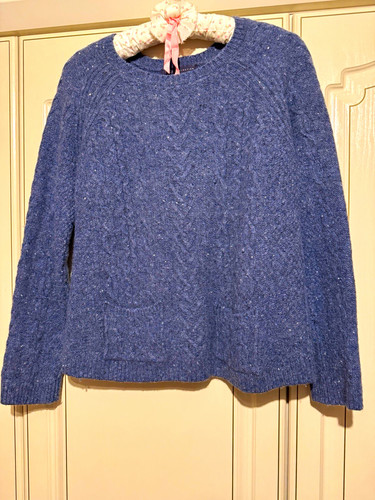 Womens blue denim mix - m&s,