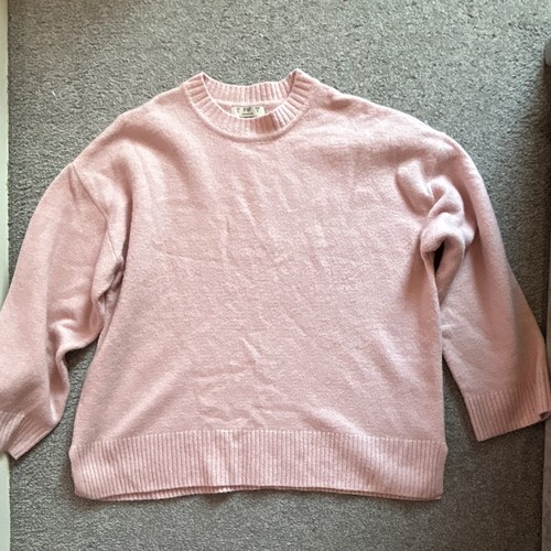 Womens pink knit - f&f, wool