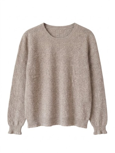 Women pure wool knit jumper - knit,