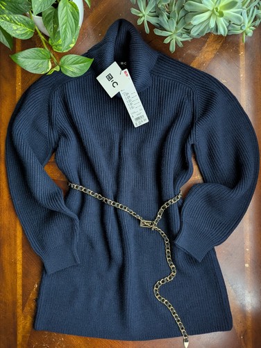 Uniqlo ribbed roll neck long - roll,