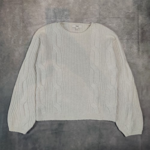 Womens cable knit jumper - m&s,