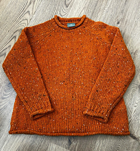 Aran wool jumper - aran, l