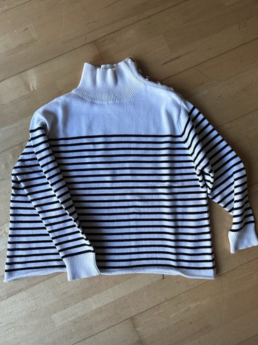 Women striped black white - women's, black/white