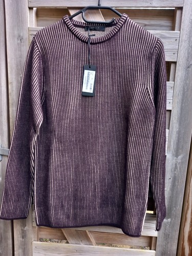 Women burgundy beige ribbed - burgundy,