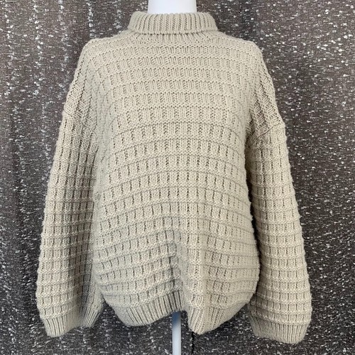 Waffle knit cream - waffle,