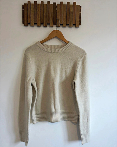 Women beige knit - women’s, crew