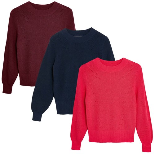 New crew neck - with, wool