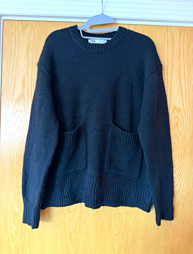 Zara women black knit - zara,