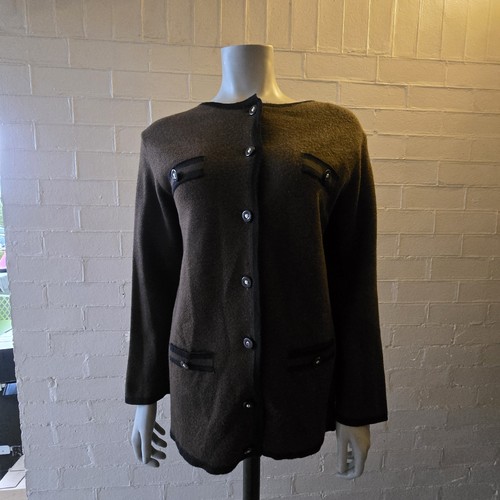 Dame brown black wool - la, blend