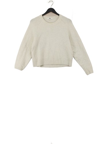Uniqlo women jumper cream - s,